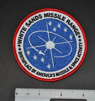 White Sands Missile Range Patch WSMR NEW MEXICO BRAND NEW 3.5  DIAMETER • $7