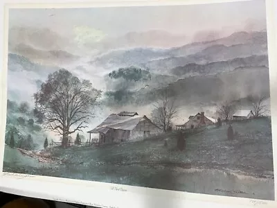 Michael Sloan  A New Dawn   Unframed Rural Landscape Signed Print 109/1500 • $45