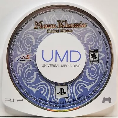 Mana Khemia: Student Alliance (Sony PSP 2009) UMD Only Tested FREE SHIP 🇨🇦  • $30.74