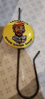 Vintage Leonard's Shoe Shine Shop Hook  Cool Advert • $19.99