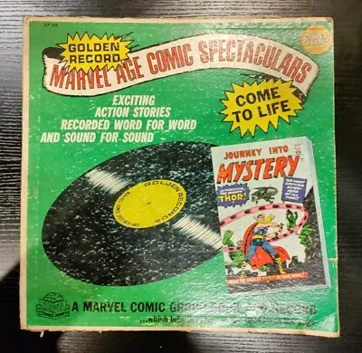 RARE Thor 1966 GOLDEN RECORD MARVEL AGE COMIC SPECTACULAR VINYL  • $250