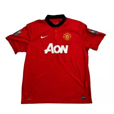 Manchester United 2013 2014 Van Persie Jersey Shirt Home XXL Nike Premier Patch • $53.10