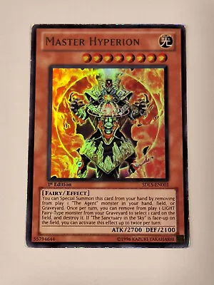 Master Hyperion - SDLS-EN001 Ultra Rare - Foil Holo Yugioh Yu-Gi-Oh! • $1.24