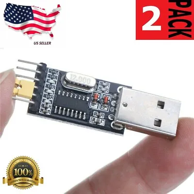 2 PC 6 Pin USB 2.0 To TTL UART Module Serial Converter CH340G Module STC 5V/3.3V • $4.99