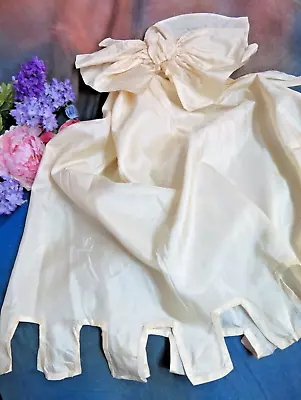 EDWARDIAN Original SILK TAFFETA SKIRT For FABRIC Repair DOLL Dress DENTAL HEM ++ • $139.95