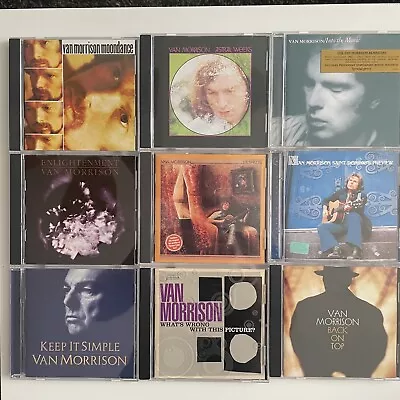 Lot Of 9 Van Morrison Moondance Astral Weeks Tb Sheets Saint Dominic’s Etc Cds • $39.99