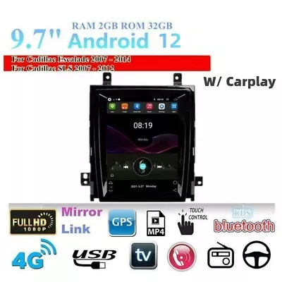 HOT Android 12 Car Stereo Radio GPS 2+32G For Cadillac Escalade 07-14W/Carplay • $162.37