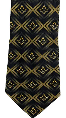 Steven Harris Men's Masonic Necktie Mason Neck Tie Stock 16 • $17.99