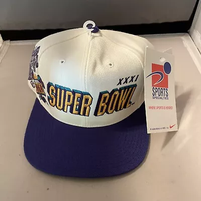 Sports Specialties Super Bowl XXXI Snapback Hat - Shadow NEW WITH TAGS Packers • $71.25