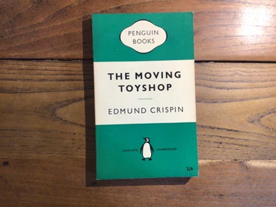 £5 • Buy The Moving Toyshop. Edmund Crispin. Penguin Crime 1st Edition. 1958
