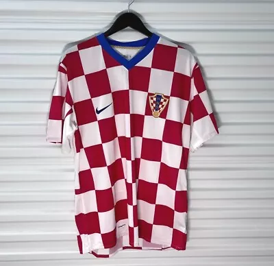 Croatia 2008 2009 - Size XL - Home Football Shirt Soccer Jersey - NikeFit Dry  • $44.95