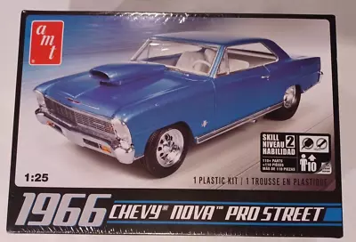 AMT ~ 1966 Chevy Nov Pro Street Plastic Model Kit 1/25 Scale NEW!! Car AMT636M • $22.95