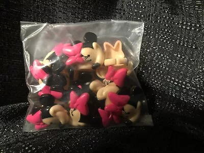 Deco Pac Disney Minnie Mouse Cupcake Ring Decoration Set / 12 Ct • $10