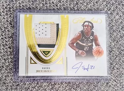 Jrue Holiday 2021-22 Flawless Gold GU Patch Auto # /10 • $200