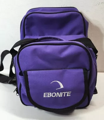Vintage Ebonite Purple Bowling Ball Carrying Bag • $6.99