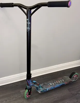 Madd Gear MGP VX7 Extreme Complete Swirls Rave Limited Edition Pro Scooter • £10