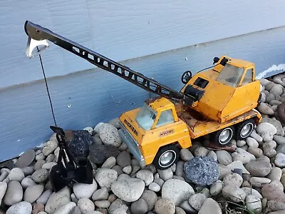 Vintage Nylint Michigan Crane Shovel Truck: Pressed Steel Toy • $49.95