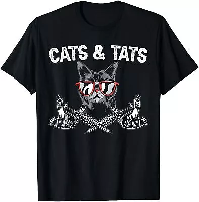 NEW LIMITED Cats And Tats Inking Tattoo Tattooing Owner T-Shirt - MADE IN USA • $22.99