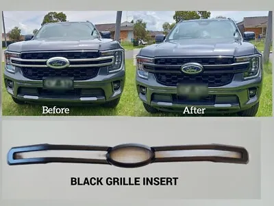 FORD RANGER WILDTRAK EVEREST NEXT-Gen Grille INSERT Matte Black  (not Fit XLT) • $75