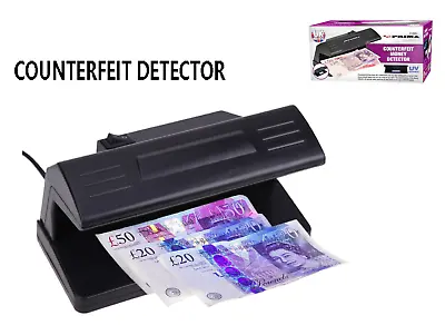 COUNTERFEIT UV FAKE MONEY DETECTOR Bank Note Card Checker Authenticity Check • £10.99
