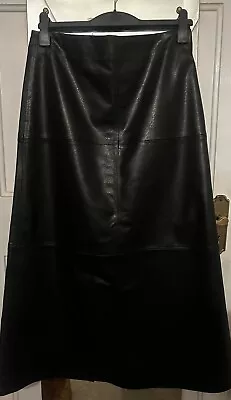 H&M Faux Leather Skirt- Size 16 BNWT • £25