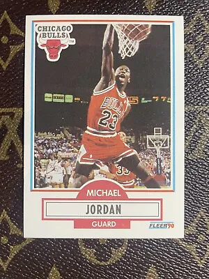 1990-91 Fleer #26 Michael Jordan Chicago Bulls Basketball Card Chicago Bulls • $12.50