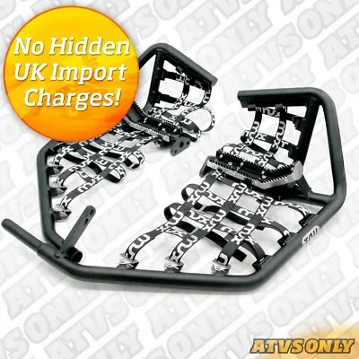 Yfz450r Nerf Bar Pro Peg Heel Guard Xrw Q1 Netted Yamaha Race Protection Black • £439.99