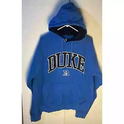 Vintage Men’s Blue Duke Hoodie Sweatshirt Size Large  • $15