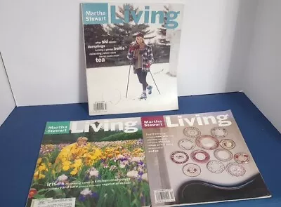 Lot Of 3 MARTHA STEWART LIVING Magazine 1995 February March And May  • $9.99