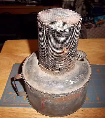 Vintage Automobile Kerosene Antique Auto Motor Heater Missing Cap & Handle • $29.99