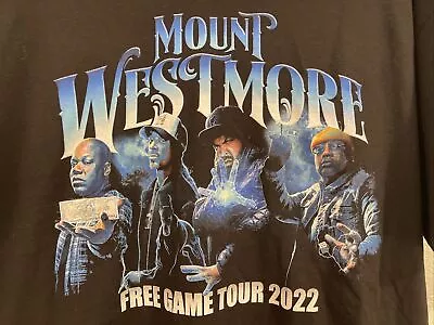 Mount Westmore Westside Rap Tour T Shirt  XL Snoop Dogg Ice Cube NEW!!! • $55