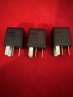 Lot Of 3-Honda Mitsuba 4-Pin Relay RC-5001  Multi Use Tested OEM • $12