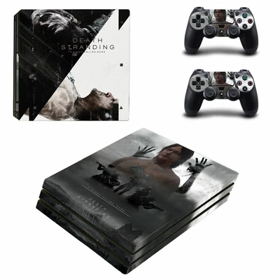 $12.95 • Buy Playstation 4 PS4 Pro Console Skin Decal Sticker Death Standing +2 Controllers