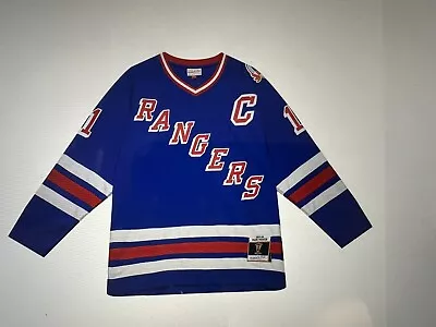 NWT Men’s Mitchell & Ness New York Rangers Mark Messier Jersey 93-94 Size L • $190