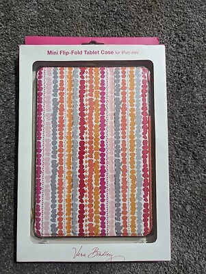 NEW Vera Bradley Mini Flip-Fold Tablet Case IPad Mini Confetti Stripe • $15.99
