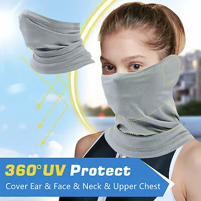 Cooling Ultra-Thin Face Mask Balaclava Scarf Shield Sun Neck Gaiter UV Headwear • $8.99