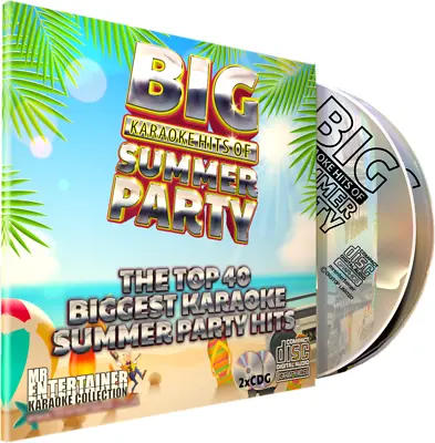 Summer Party Karaoke. Mr Entertainer Big Karaoke Hits Double CD+G/CDG Disc Set • £12.95