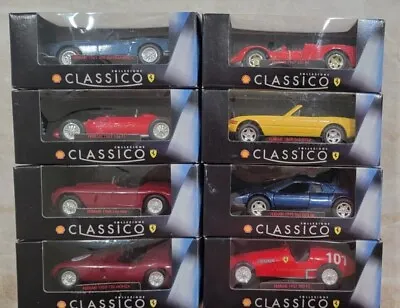 Shell Classico Collezione Ferrari Die Cast Cars Complete Set Of 8 • $45