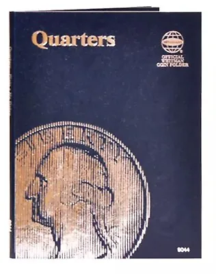 Quarters Coin Holder Blank Quarter Folder Storage Book Blank Whitman 9044 • $9.08