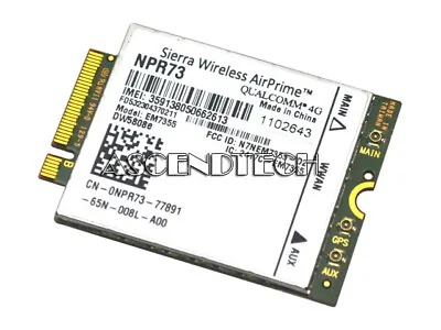 Sierra Wireless Dw5808e Airprime Em7355 4g Wwan Mini Pci-e Wifi Card Npr73 • $10.11
