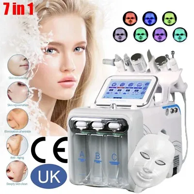 7in1 Spa Hydra Water Facial Cleaner Aqua Peel Hydro Dermabrasion Machine • £186.19