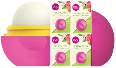 5 Pack Eos Super Soft Shea Lip Balm 0.25oz Each Honey Apple 2hr Hydration Lip... • $19.79