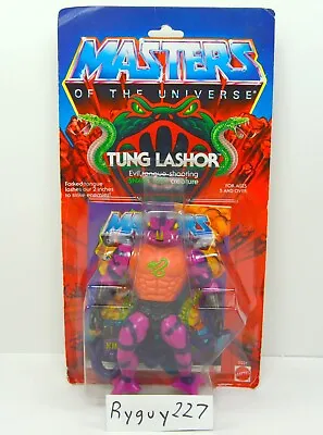 MOTU Tung Lashor Masters Of The Universe MOC Carded Figure He Man Sealed • $295