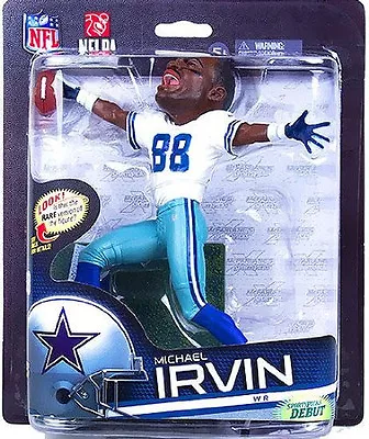 McFARLANE NFL Series 33_Michael IRVIN Unhelmeted Big Head 6  Figure_Bronze Level • $27.99