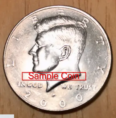**Limited Time Sale** 2000P Kennedy Half Dollar Coin Circulated *Free Shipping* • $1.79