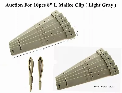 10pcs. Tactical Tailor - Short 8  Gray MALICE Clips For GERBER BUCK Knife Pouch • $13.90