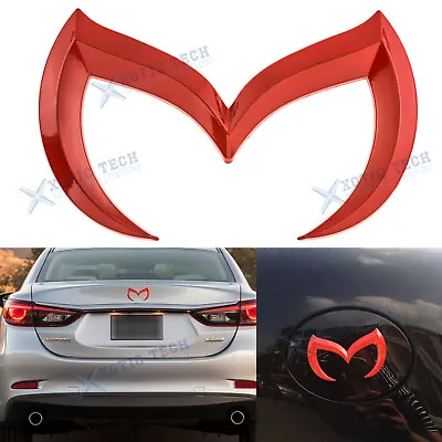 Red Evil M Emblem Badge Metal Decal For Mazda 3 6 Mazdaspeed CX 3 5 MX-5 Miata • $8.99