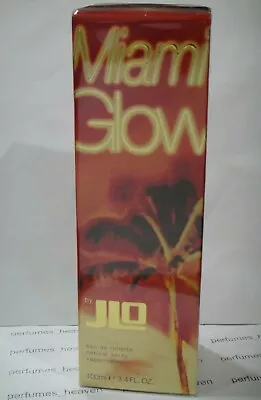 Jennifer Lopez Miami Glow Women Eau De Toilette Spray 3.4 Oz / 100 ML Sealed  • $74.99