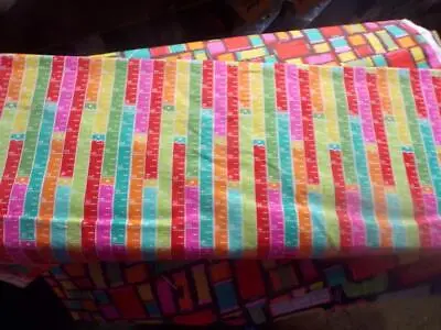 Fabric-cotton- Moda Sewing Box /Gina Martin TAPE MEASURE BY THE YARD #2685 • $5.24