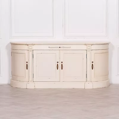 £750 • Buy SECONDS French Style Carved Buffet Cream Aged Large Sideboard Cabinet Cupboard